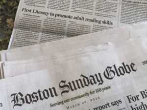 Boston Globe Article First Literacy Spelling Bee 2022